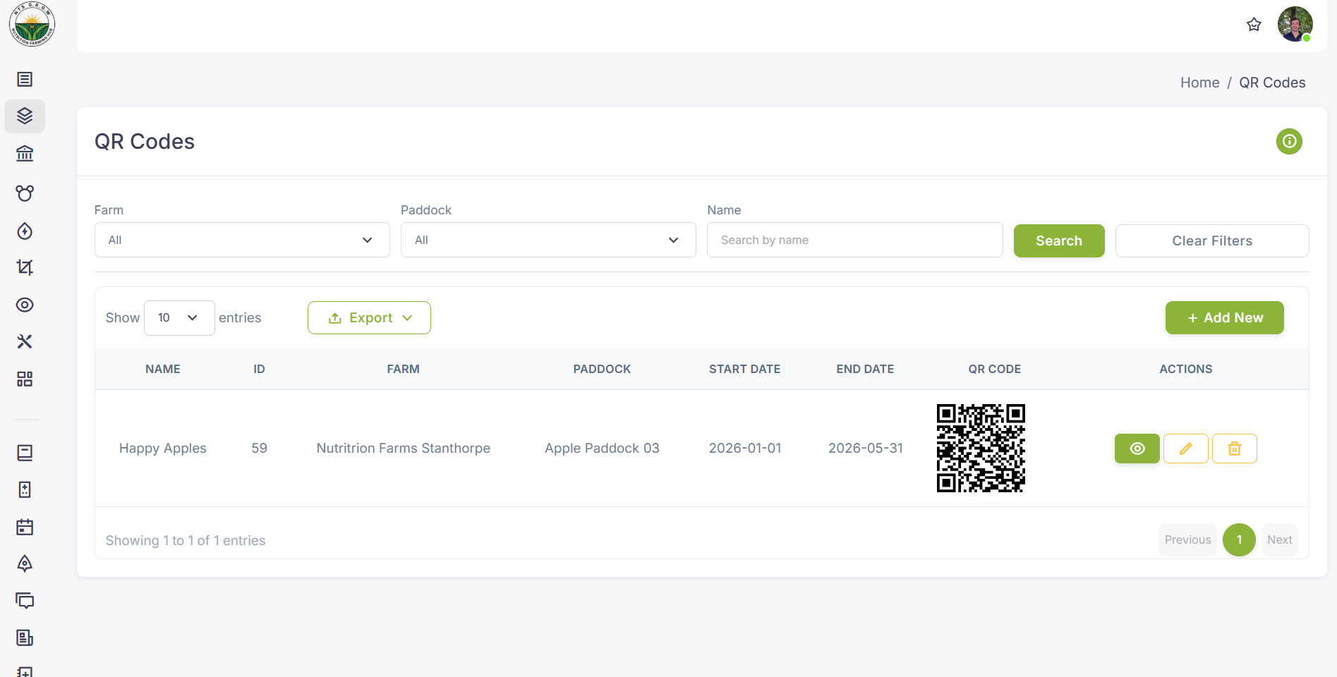 Traceability and custody chains