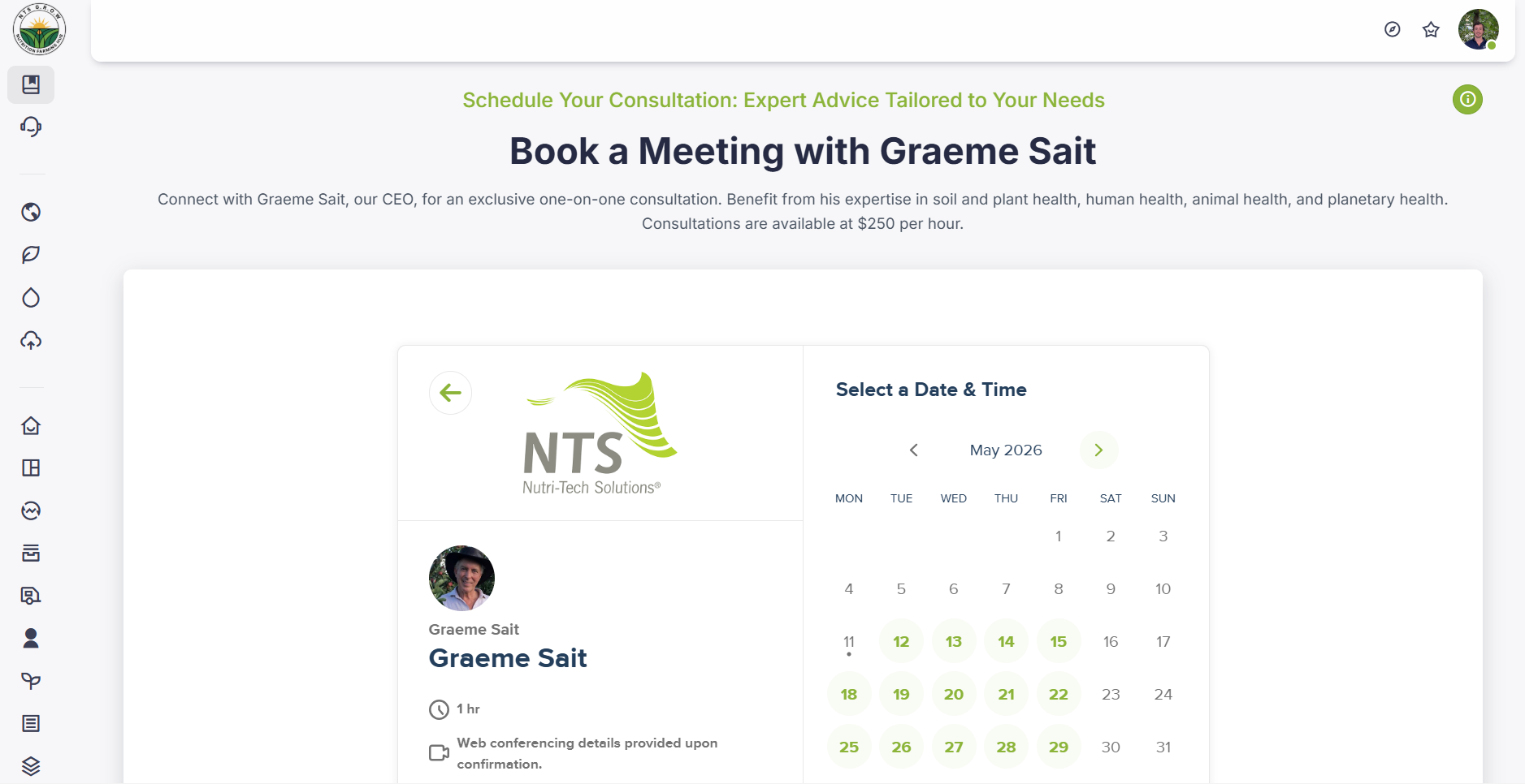 NTS G.R.O.W Guidance live chat and scheduling